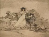Francisco Goya, Que Alboroto es Este?, aquatint, from ''Los Desastres De La Guerra''