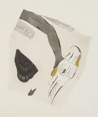 Fragment by Noriko Yanagizawa, etching and aquatint, 2001, offered Aug 2024