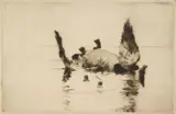 Frank Weston Benson, Dead Goose, etching, 1915