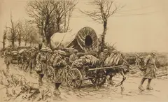 Kerr Eby, Machines Guns, etching, 1921-22