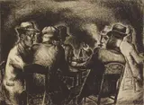 Edward Ferguson, Politics, lithograph, 1937