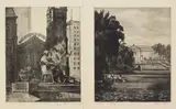 Kálmán Kubinyi, Tom Johnson and Old Stone Church & The Fine Arts Garden 2, lithograph, both