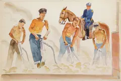 Paul Ulen, Untitled, watercolor