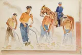 Paul Ulen, Untitled, watercolor