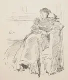 James A. M. Whistler, Robe Rouge