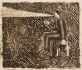 Sandro Chia, Creative Act, etching, 1980