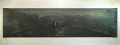 Enzo Cucchi, Sparire II, etching, aquatint and silkscreen in colors, 1988