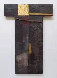 William Martin Jean, Alpha/ Omega, mixed media on wood