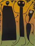 Marvin Jones, Three Figures with Fragile Limbs