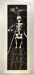 Mimmo Paladino, Atlantico I, linocut, 1987