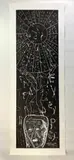 Mimmo Paladino, Atlantico V, linocut and collagraph, 1987