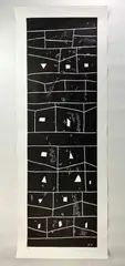 Mimmo Paladino, Atlantico II, linocut, 1987