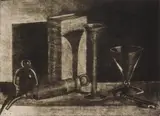 Laurent Schkolnyk, Nature Morte a la Medicine mezzotints, mezzotint