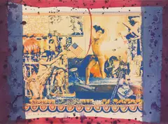 William Frederick Weege III, Venus Arrives in the U. S. A. in, 1977, silkscreen in colors, 1976