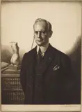 Gerald Brockhurst, Portrait of Charles C. Carpenter, etching, 1931-32