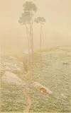 Henri Rivière, Brume Matinale, lithograph in colors