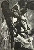 Boris Artzybasheff, The Last Trumpet wood, engraving, 1937