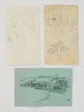 Carl Gaertner, - Landscape-, graphite on paper