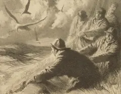 Gordon Grant, Hauling in the Nets, lithograph, 1937