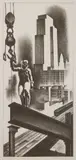 Louis Lozowick, Above the City, lithograph, 1932, estate