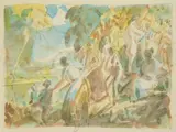 Frank N. Wilcox, Figures along the Canal
