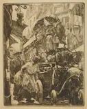 Frank N. Wilcox, Rue De Seine, etching