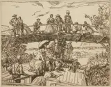 Frank N. Wilcox, Low Bridge, etching