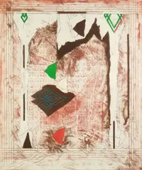 Terence David La Noue, Cochin, etching in colors, 1981