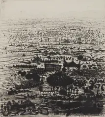 Boundless by Simio Hannula, etching, 1967, offered Jun 2024