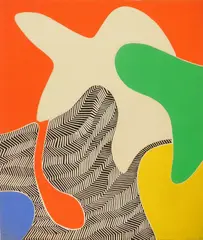 Barbara Kwasniewska, Grandes Plaines intaglio, etching and aquatint in color