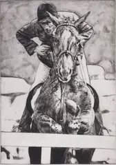 Ralph Woehrman, Jumper #1, etching