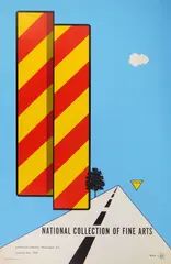 Allan D'Arcangelo, May Opening of the Smithsonian Collection of Fine, serigraph in colors, 1968