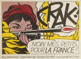 Roy Lichtenstein, Crak! offset, lithograph in colors, 1963-64, published Poster Originals, Ltd., New York, from the