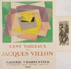Jacques Villon, Fete Champetre, etching