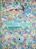 Paul Spina, Underwater Eye, acrylic on canvas, 1979