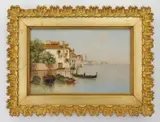 Warren Sheppard, Venetian Scene, oil on canvas