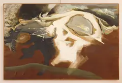 Xavier Gonzalez, Sigil, oil on canvas, 1957, initialed XG lower right