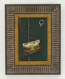 Clay Powers, Patch Painting the Race Track, oil on panel