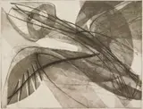 Stanley William Hayter, Ange Noire, etching, 1950