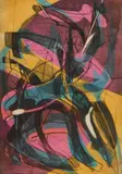 Stanley William Hayter, Warriors, engraving, soft-ground etching and scorper, 1953