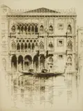 Albany E. Howarth, Ca d'Oro, Venezia, etching