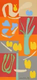 Végétaux lithograph based on the cut-out of the same title by Henri Matisse, 1952, lithograph, offered Jun 2024