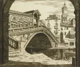 John Taylor Arms, Shadows of Venice, etching and aquatint, 1930