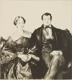 George Bellows, Auntie Mason and Her Husband, lithograph, 1923-24