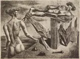 Federico Castellón, Body and Soul, lithograph, 1938