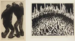 Edward Hagedorn, Inebriated, etching