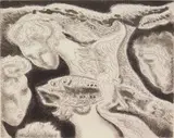 André Masson, Le Carpe, etching and aquatint, 1947