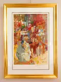 Le Roy Neiman, The Grenadier Bar, silkscreen in colors, 2003