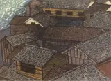 Joshua Rome, Nami woodblock in colors, 1993, woodcut