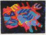 Devil Cat by Karel Appel, lithograph in colors on Arches paper, offered Apr 2024